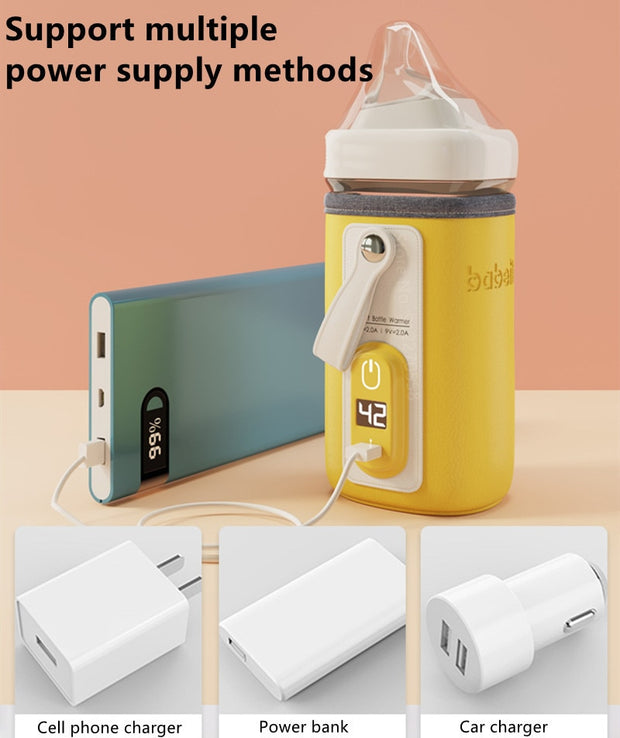 USB Portable Baby Bottle Warmer Bag