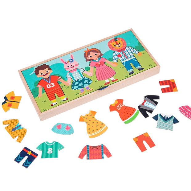 Kids Drying Rack Clothes Dress-Up Jigsaw Puzzle