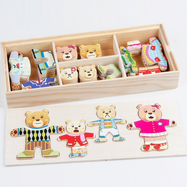 Kids Drying Rack Clothes Dress-Up Jigsaw Puzzle