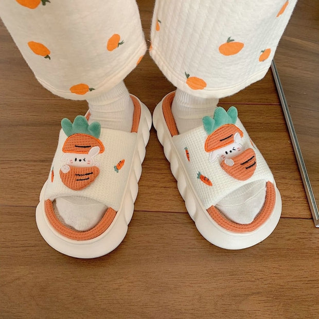 Cute Cartoon Milk Cow House Slippers