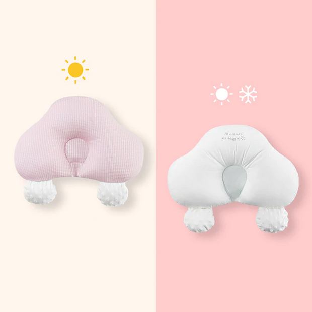 Pillow with neck and body support for baby