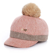 Baby Hat for Girls & Boys with Detachable Fur Ball