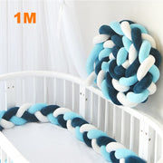 Braid bed bumper for a baby bed