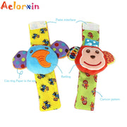 Animal Toy Soft Socks & Wrist Strap