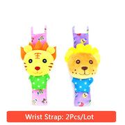 Animal Toy Soft Socks & Wrist Strap