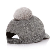 Baby Hat for Girls & Boys with Detachable Fur Ball