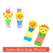 Animal Toy Soft Socks & Wrist Strap