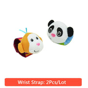 Animal Toy Soft Socks & Wrist Strap