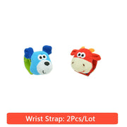 Animal Toy Soft Socks & Wrist Strap