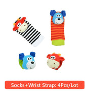 Animal Toy Soft Socks & Wrist Strap