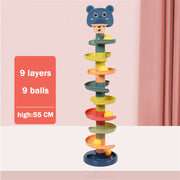 Montessori Baby Toys Rolling Ball Pile Tower