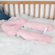 Pillow with neck and body support for baby