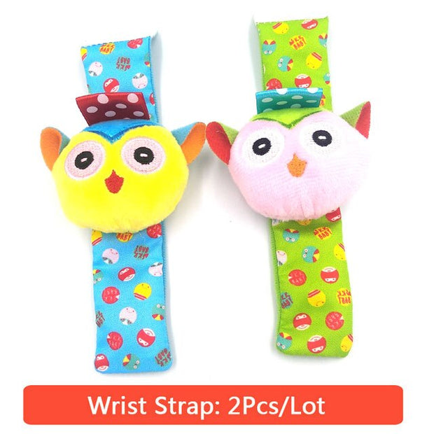 Animal Toy Soft Socks & Wrist Strap