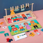 Kids Drying Rack Clothes Dress-Up Jigsaw Puzzle