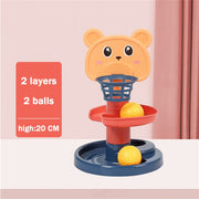 Montessori Baby Toys Rolling Ball Pile Tower