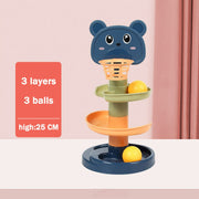 Montessori Baby Toys Rolling Ball Pile Tower