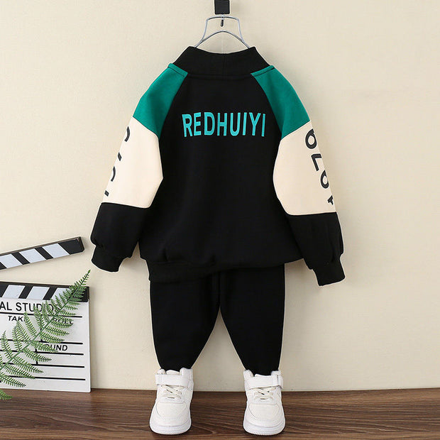 Fleece Sweater Suit Autumn and Winter