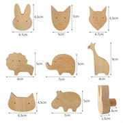 Animals Wall hanging hook For Kids Room