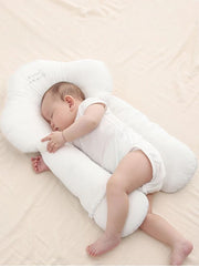 Pillow with neck and body support for baby