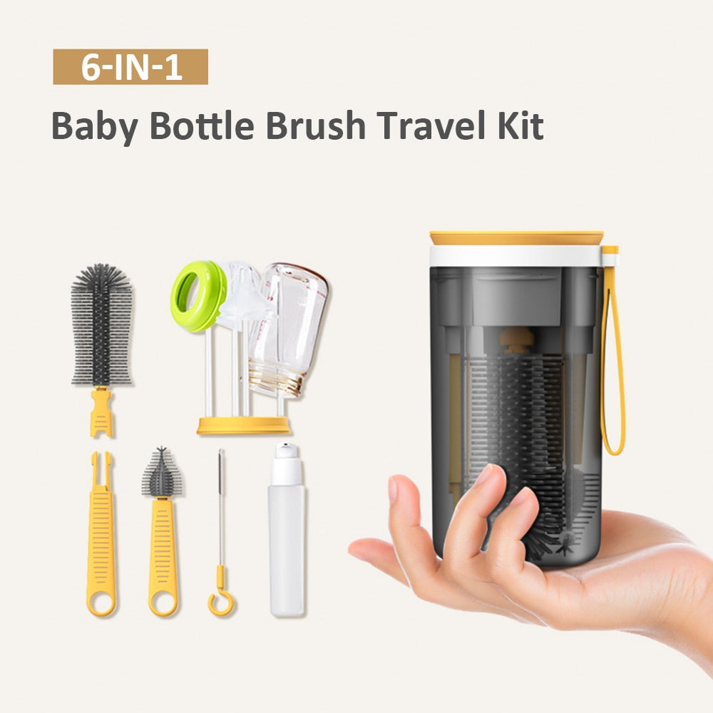 Electric Bottle Cleaning Brush, Baby Bottle Brush Cleaner Water Bottle  Cleaning Kit, Nipple Brush Pacifier Cleaner Straw Cleaner Brush for  Newborns,4