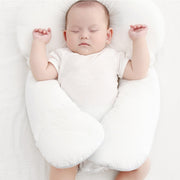 Pillow with neck and body support for baby